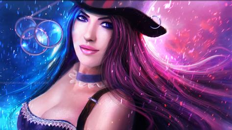 Caitlyn League Of Legends By Magicnaanavi On Deviantart