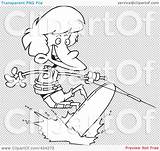 Wakeboarding Boy Illustration Cartoon Line Rf Royalty Clipart Toonaday sketch template