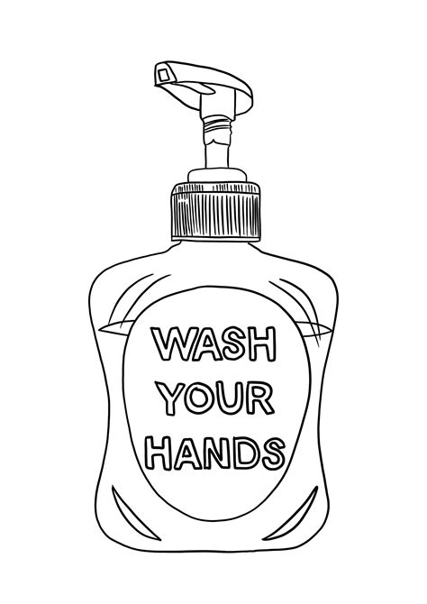 wash  hands colouring page  wwwcherrywatsoncom