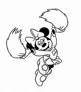 Mouse Minnie Coloring Pages Disney Picgifs Mickey sketch template