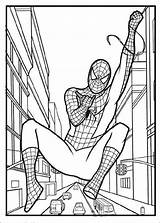 Coloring Kids Spiderman Choose Board Pages sketch template