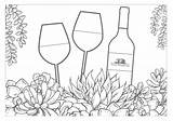 Wine Coloring Pages Book National Celebrate Adult Ruralmom Color Rural Mom However Hope Enjoy These Choose sketch template