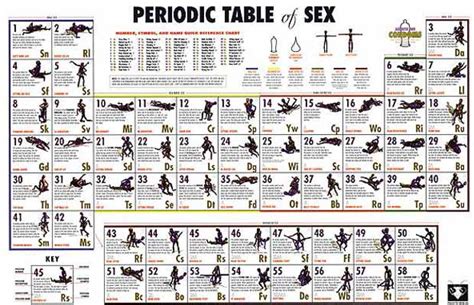periodic table of sex 25 posters you had on your college