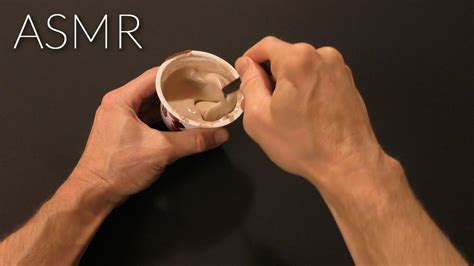 Asmr Quickie Eating A Yogurt With Scraping Sounds No Talking Youtube