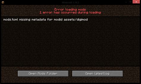 modstoml missing metadata  modid null modder support forge forums