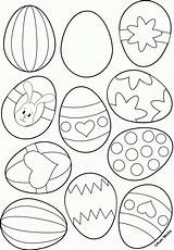Easter Colouring Pages Printable Print Coloring Kids Egg Eggs Sheets Color Sheet Colour Printables Crafts Cut Kleurplaat Eieren Eastereggs Paasei sketch template