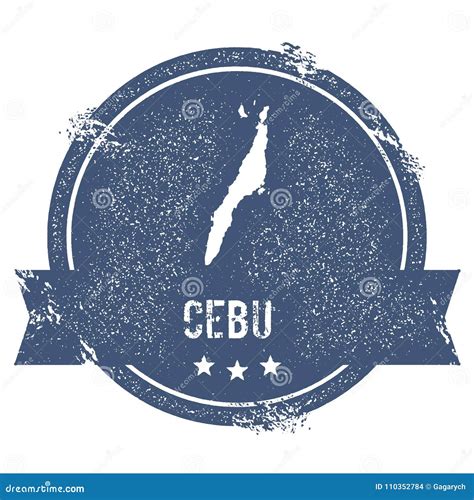 cebu logo sign stock vector illustration  republic