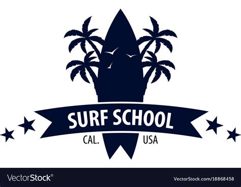 surfing logo  emblems  surf club  shop vector image