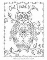 Coloring Pages Adult Adults Books Walter Ronnie Cafe Owl Downloads Book sketch template