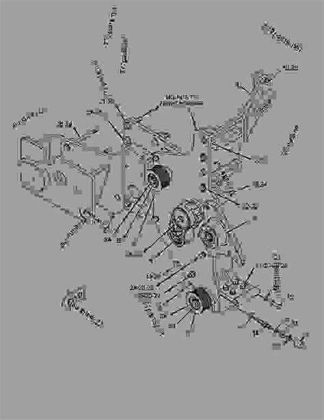 acert fan belt diagram