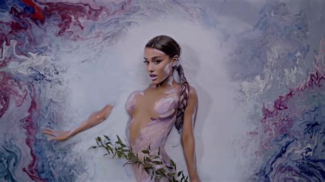 ariana grande gets nudeish in her latest music video