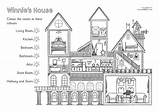 Winnie House Sparklebox Wilbur Colouring Witch Sheets Coloring Pages Choose Board sketch template