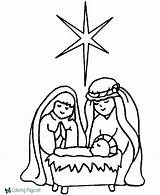 Coloring Nativity Pages Christmas Printable Story Clipart Manger Christian Jesus Bible Preschool Navidad Clip Coloring4free Scene Cliparts Hands Kids Funnycoloring sketch template