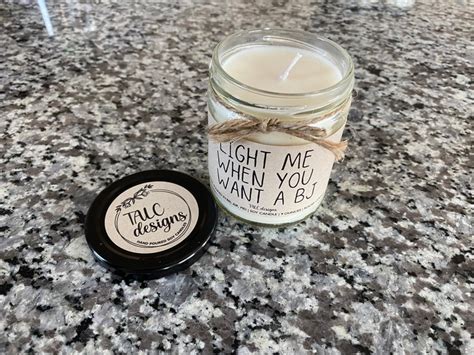 Light Me When You Want A Bj Candle Intimate Candle Sex Etsy