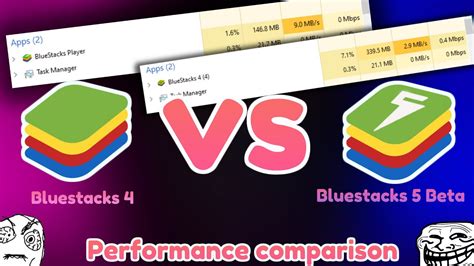 bluestacks   bluestacks  beta performance comparison youtube