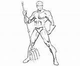 Aquaman Pintar Arma Sua Superheroes Desene Tudodesenhos Fujiwara Yumiko Fogo Abilities Salvat sketch template