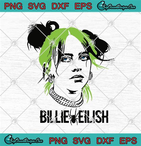 billie eilish spider svg png eps dxf cricut file silhouette art svg png eps dxf cricut