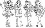 Ever After High Coloring Pages Raven Briar Beauty Queen Cerise Hood Getcolorings Hatter Madeline Print Printable Kitty Color Colorings Getdrawings sketch template