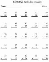 Subtraction Digit P1 Maths Math Regrouping Printable Template Numbers Coloring Sheets Sheet Subtract sketch template