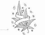 Weed Coloring Pages Printable Cannabis Pot Marijuana Adults Kids Template sketch template