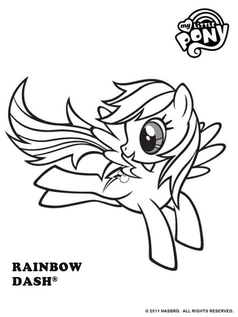 kid coloring pages   pony rainbow dash coloring home