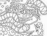 Coloring Pages Word Swear Adults Cuss Words Beautiful sketch template