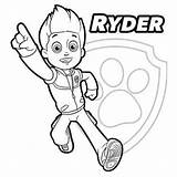 Ryder Patrol Coloring sketch template
