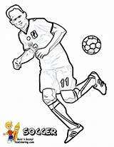 Coloring Soccer Pages Goalie Football Getcolorings Goalkeeper Colorings Printable Color sketch template