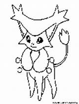 Delcatty Pokemon Coloring Pages Normal Fun sketch template