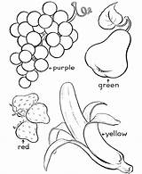 Fruit Kids Coloring Printable Popular Pages sketch template