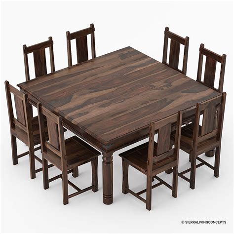richmond rustic solid wood  piece dining room set