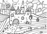 Hundertwasser Droomvallei Kasteel Kleurplaat Bildergebnis Tekenen sketch template