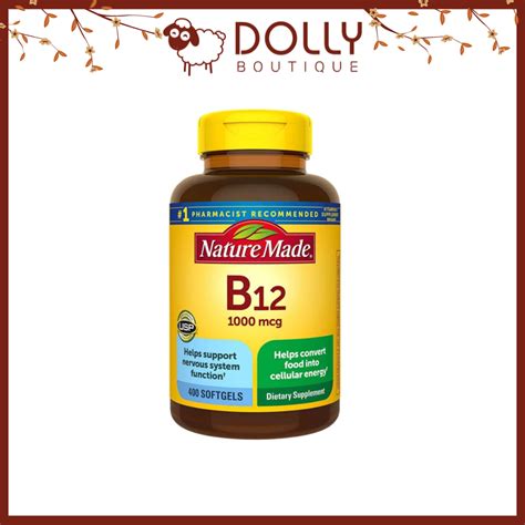 Viên Uống Bổ Sung Vitamin B12 Nature Made Vitamin B12 1000mcg 400 Viên