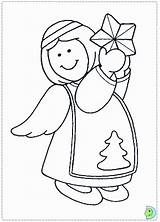 Coloring Angel Christmas Colouring Angels Pages Clipart Da Azcoloring Dinokids Natale Para Print Coloringhome Popular Visita Close Library Salvato sketch template