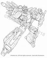 Transformers Combiner Generations Starscream sketch template