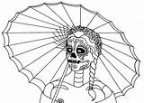 Coloring Pages Dead Los Muertos Dia Skull Printable Color People Print Click Enlarge Right Save Parade Kids Filminspector Do Wenchkin sketch template