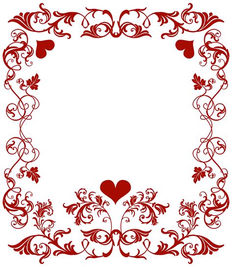 clipart hearts borders valentines borders clipart   cliparts