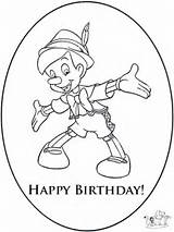 Birthday Happy Coloring Pages Kids Disney Printable Card Cards Pinocchio Grandma Annoying Orange Comments Advertisement Popular Coloringhome Library Clipart Funnycoloring sketch template