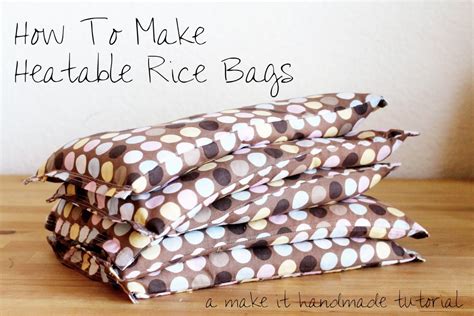 handmade heated rice bag tutorial bonus wrapped corner tutorial