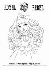 Ever Coloring After High Raven Queen Pages Apple Blondie Lockes Print Color Colouring Everafter Printable Drawing Getcolorings sketch template