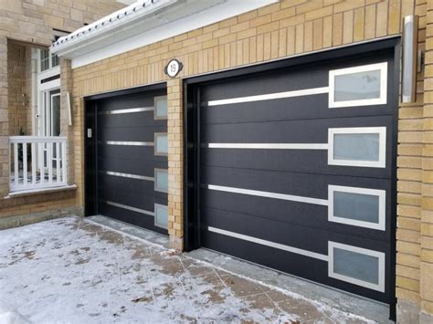 modern garage doors frosted glass modern doors