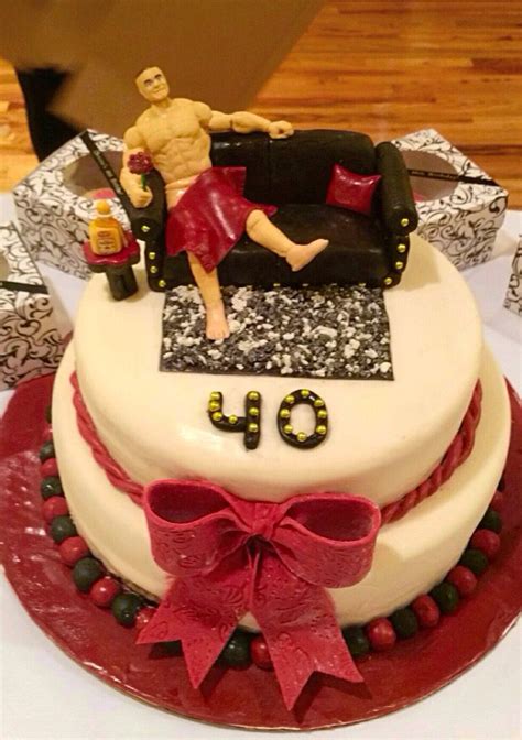 Fondant 40th Birthday Cake What Women Wouldn T Want A Hot Guy For Her