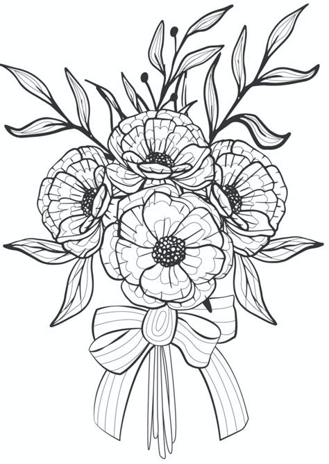 floral coloring pages coloring pages