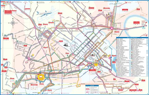 large detailed city bus map  ho chi minh city ho chi minh city large
