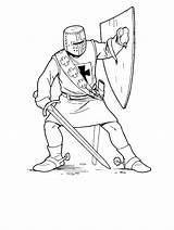 Knights Soldiers sketch template