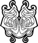 Coloring Celtic Designs Pages Printable sketch template