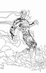 Flash Jim Lee Ink Pages Drawing Superhero Coloring Drawings Savitar Running Pencil Deviantart Dc Speedsters Comic Kid Template Sketch Superheroes sketch template