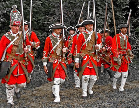 redcoats redcoats english soldiers   mid  centu flickr