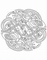 Coloring Celtic Mandala Pages Popular sketch template