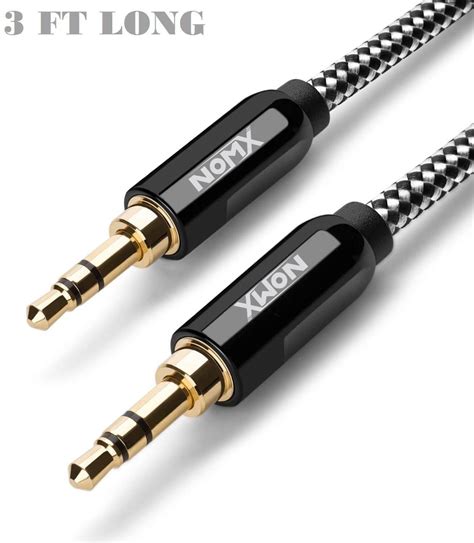 aux cord  car audio auxiliary cable ft long durable pretty tangle  ebay car